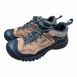 KEEN Men's size 10 Targhee 4 Waterproof Tan and Black Hiking Shoes